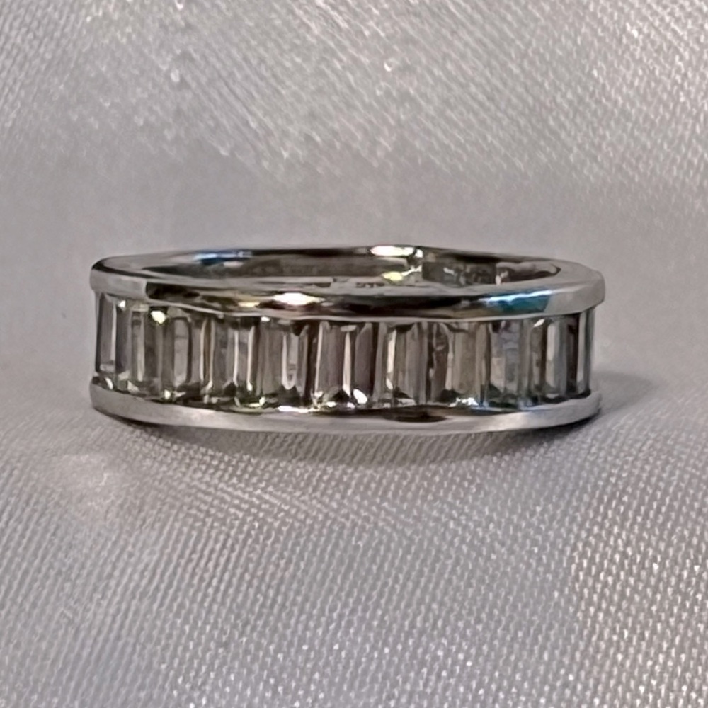 Sterling Silver and Cubic Zirconia Ring